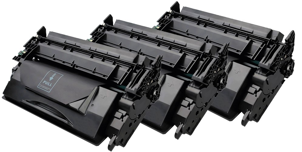 Canon 052H CRG-052H 3 PACK COMBO Compatible High Capacity Black Toner 2200C001 (9200 Pages)